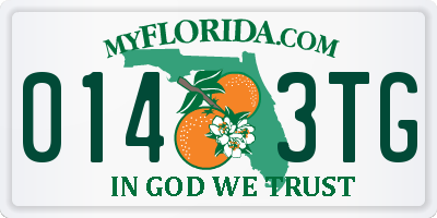 FL license plate 0143TG
