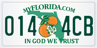 FL license plate 0144CB