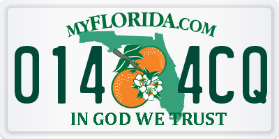 FL license plate 0144CQ