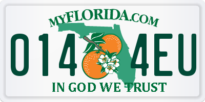 FL license plate 0144EU