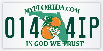 FL license plate 0144IP