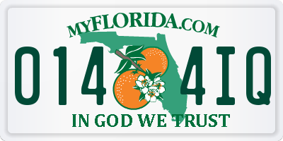 FL license plate 0144IQ