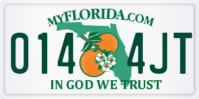 FL license plate 0144JT
