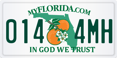 FL license plate 0144MH