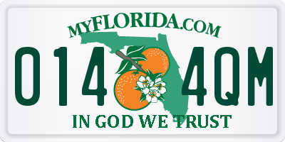 FL license plate 0144QM