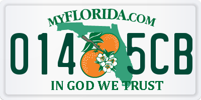 FL license plate 0145CB