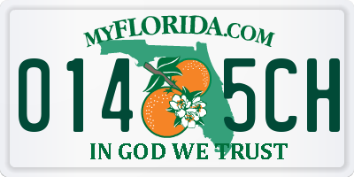 FL license plate 0145CH