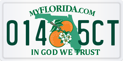 FL license plate 0145CT