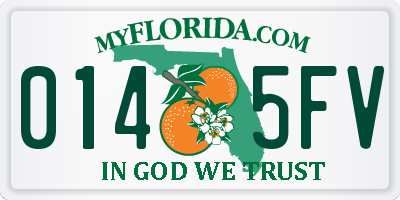 FL license plate 0145FV