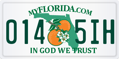 FL license plate 0145IH
