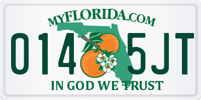 FL license plate 0145JT