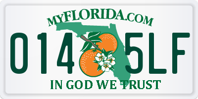 FL license plate 0145LF