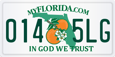 FL license plate 0145LG