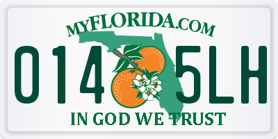 FL license plate 0145LH