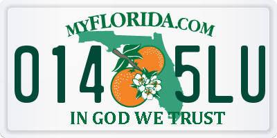 FL license plate 0145LU