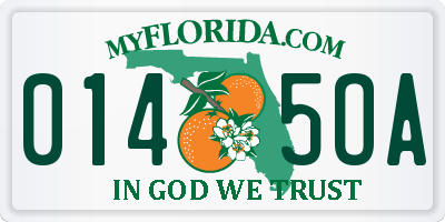 FL license plate 0145OA