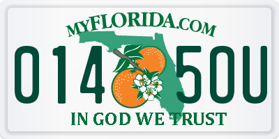 FL license plate 0145OU