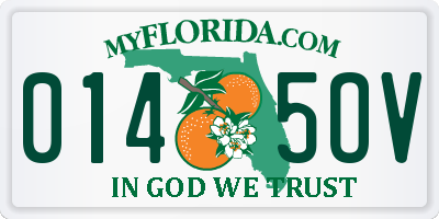 FL license plate 0145OV