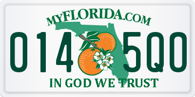 FL license plate 0145QO