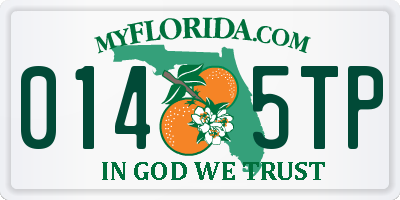 FL license plate 0145TP