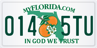 FL license plate 0145TU