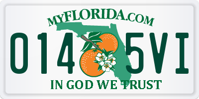 FL license plate 0145VI