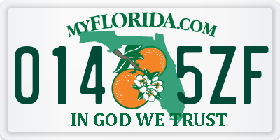 FL license plate 0145ZF