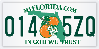FL license plate 0145ZQ