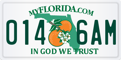 FL license plate 0146AM