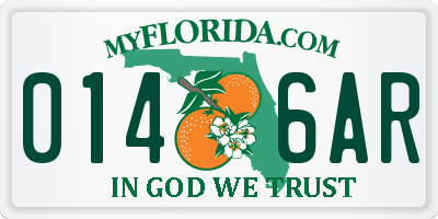 FL license plate 0146AR