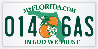FL license plate 0146AS