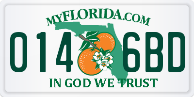 FL license plate 0146BD
