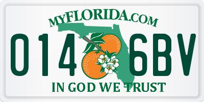 FL license plate 0146BV