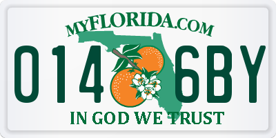 FL license plate 0146BY
