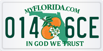 FL license plate 0146CE