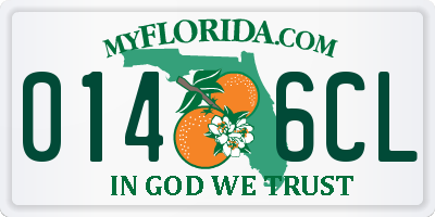 FL license plate 0146CL
