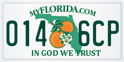 FL license plate 0146CP