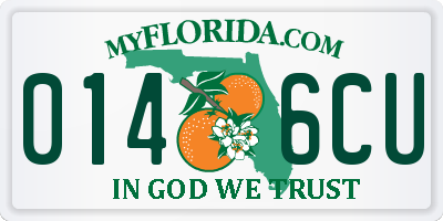 FL license plate 0146CU