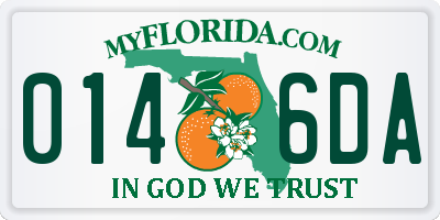 FL license plate 0146DA