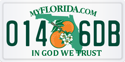 FL license plate 0146DB