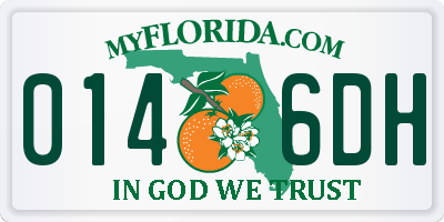 FL license plate 0146DH