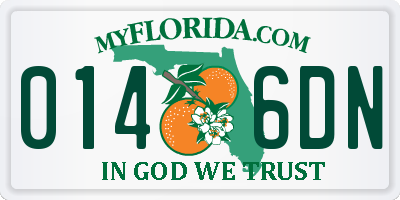 FL license plate 0146DN