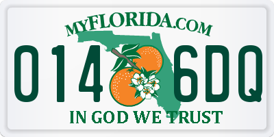 FL license plate 0146DQ