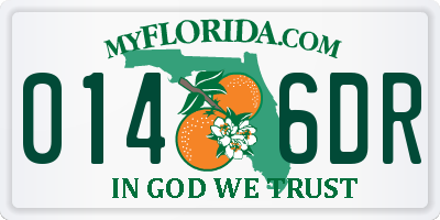 FL license plate 0146DR