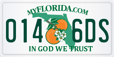FL license plate 0146DS