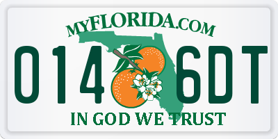 FL license plate 0146DT