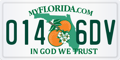 FL license plate 0146DV