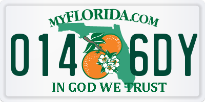 FL license plate 0146DY