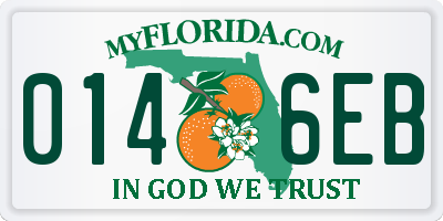 FL license plate 0146EB