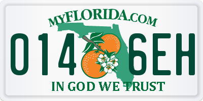 FL license plate 0146EH